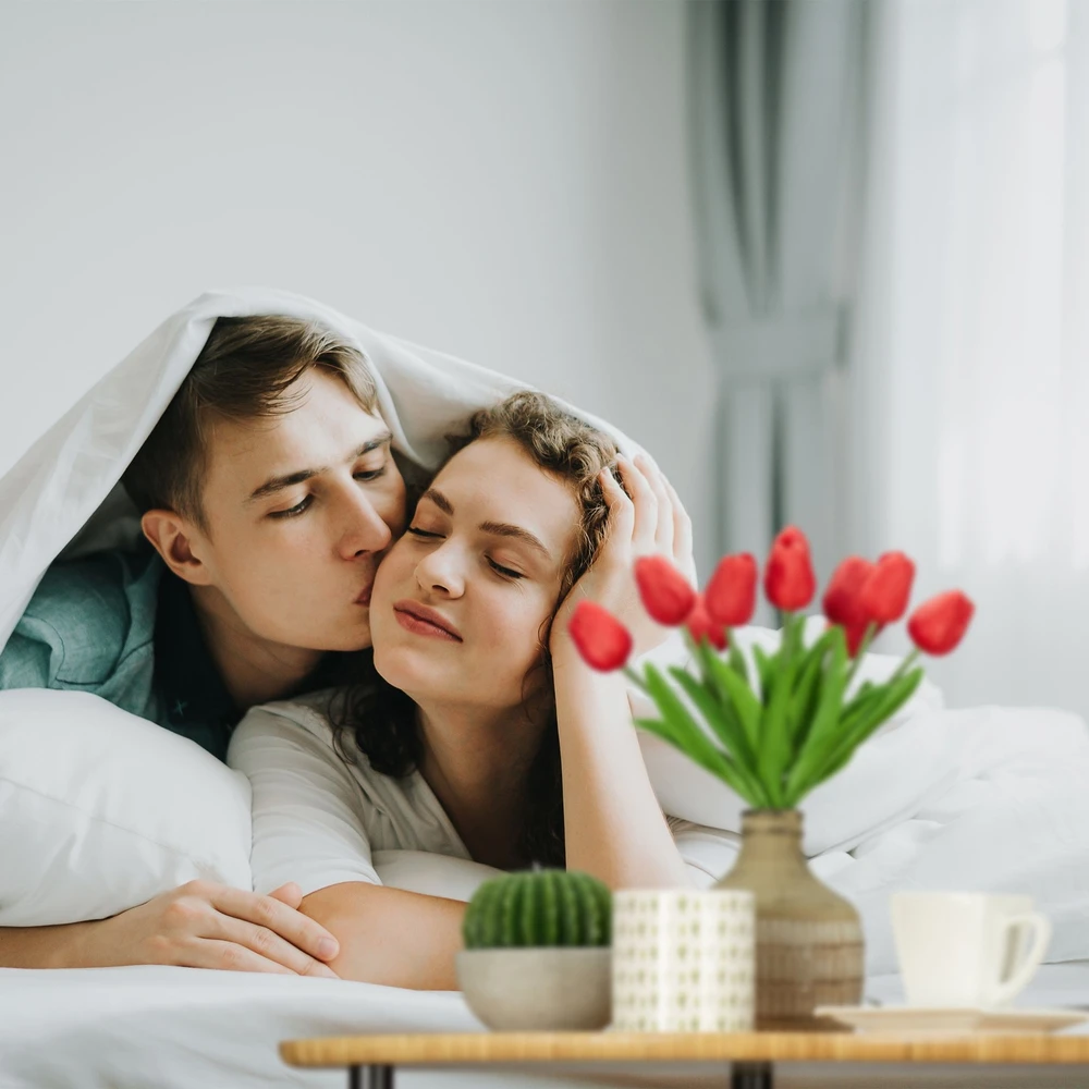 Relaxdays Apvalus šoninis staliukas su ratukais