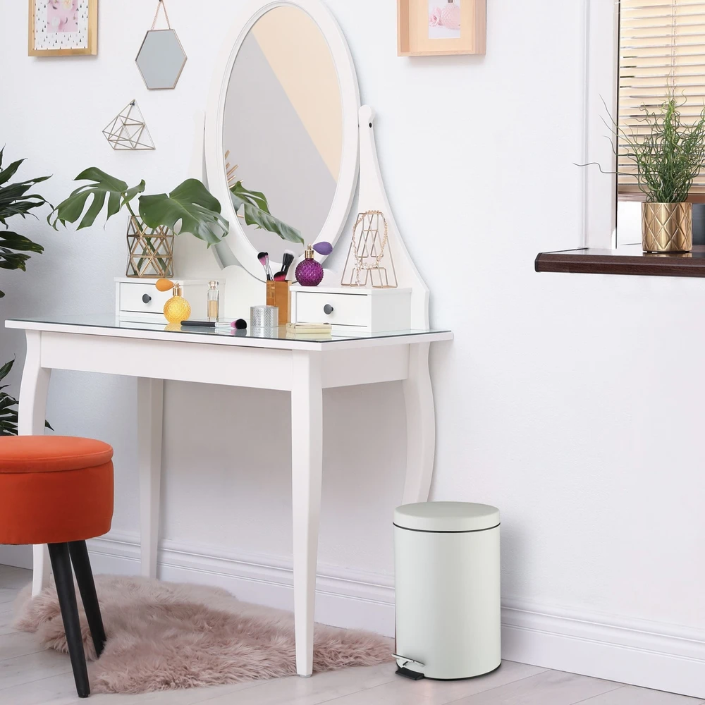 Relaxdays Apvalus virtuvės šiukšliadėžė 20 litrų