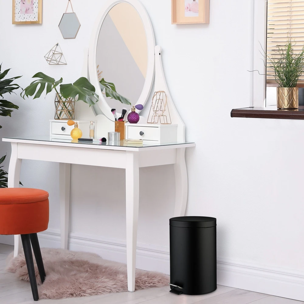 Relaxdays Apvalus virtuvės šiukšlių kibiras 20 litrų