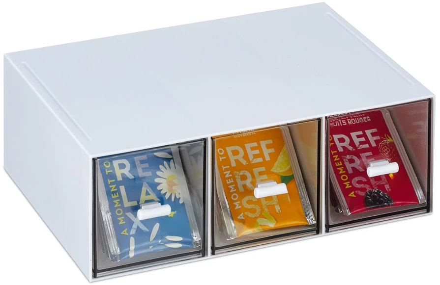 Relaxdays Arbatos organizatorius su 3 skyriais