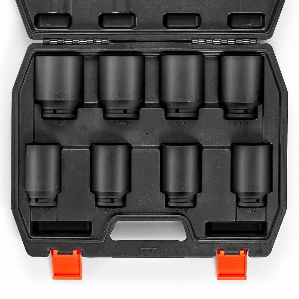 VEVOR Ašies stebulės galvučių rinkinys 1/2" 8 vnt