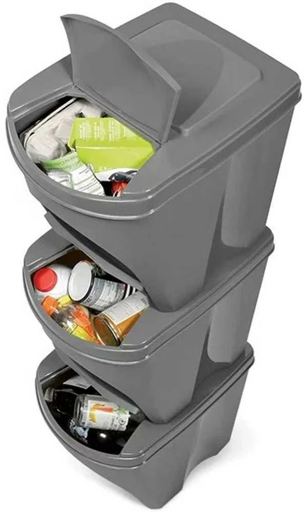 Prosperplast atliekų rūšiavimo konteinerio rinkinys 25l