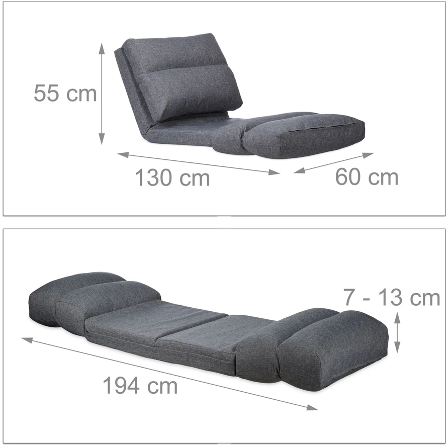 Relaxdays Atpalaiduojantis sulankstomas čiužinys