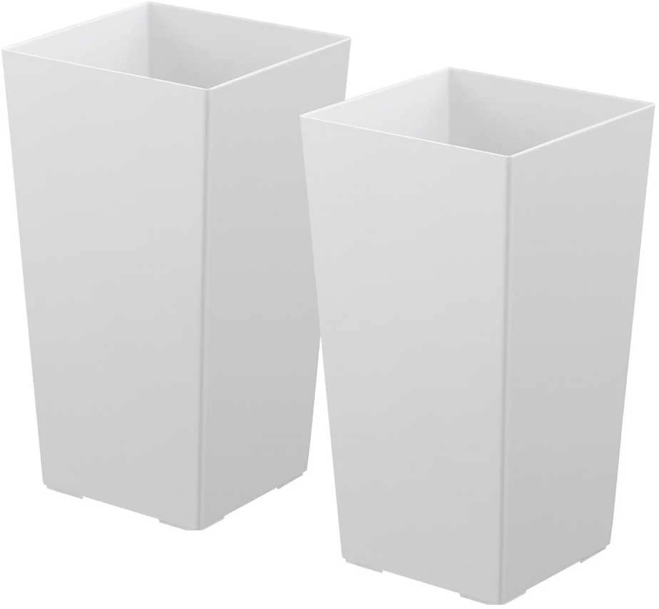 Vevor Aukšti vazonai rinkinys 2 vnt, 550 mm, balti