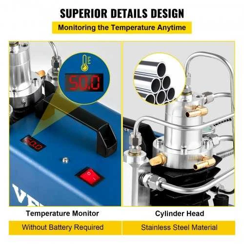 VEVOR Aukšto slėgio oro kompresorius 4500PSI, 1800W