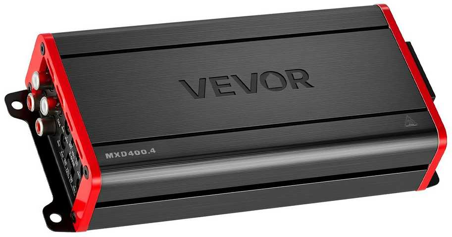 Vevor Automobilinis 4 kanalų stiprintuvas