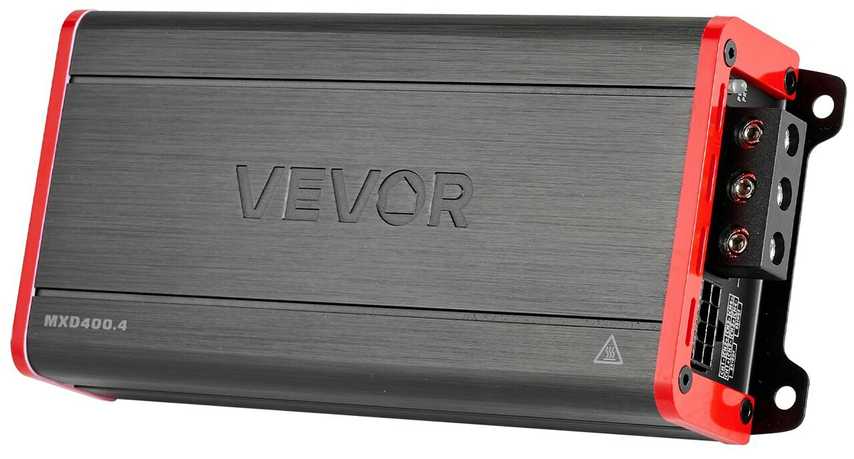 Vevor Automobilinis 4 kanalų stiprintuvas