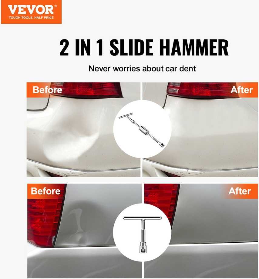 VEVOR Automobilio kėbulo įdubų šalinimo įrankis