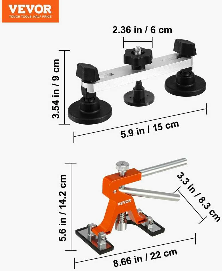 VEVOR Automobilio kėbulo išlinkimų taisymo ir kėlimo komplektas