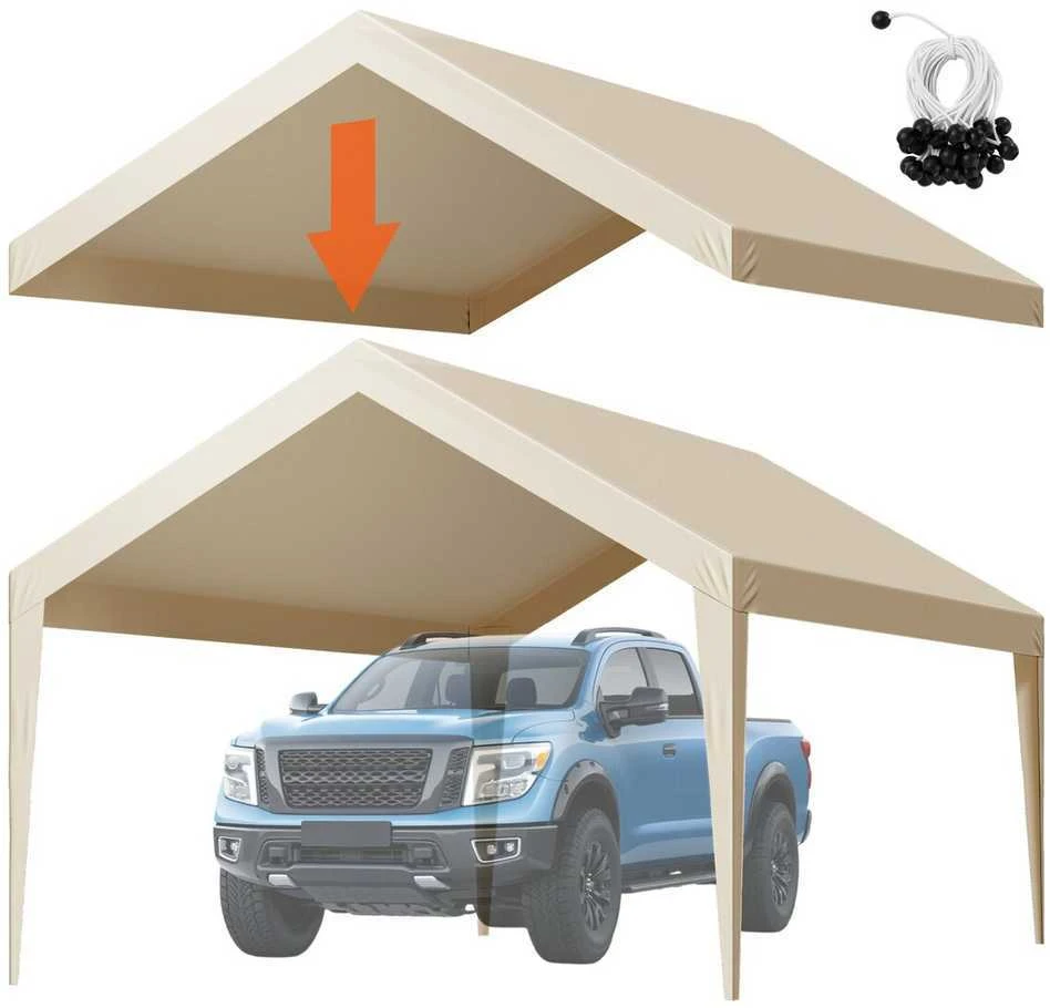 VEVOR Automobilio pastogės keičiamoji uždanga 3,6 x 6 m