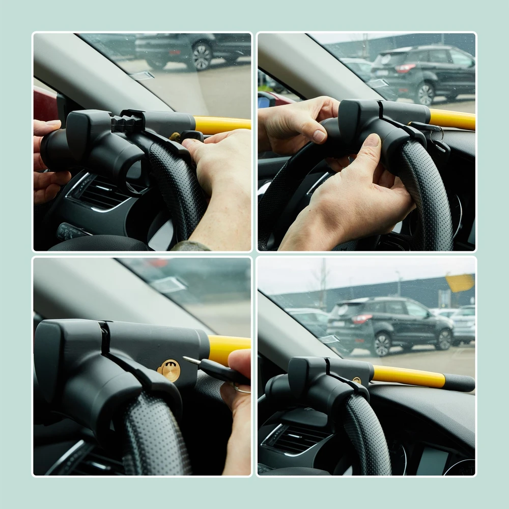 Relaxdays Automobilio vairo užraktas