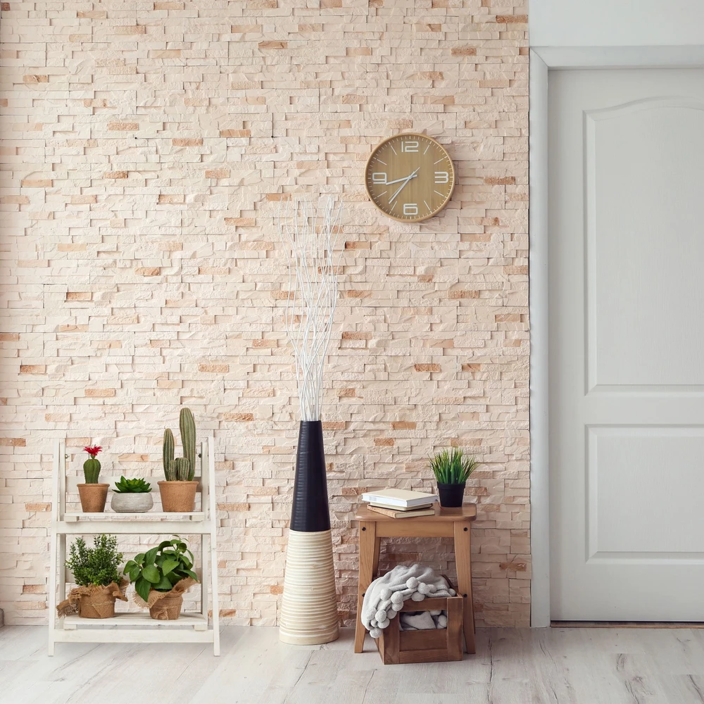 Relaxdays Balta medinė gėlių lentyna