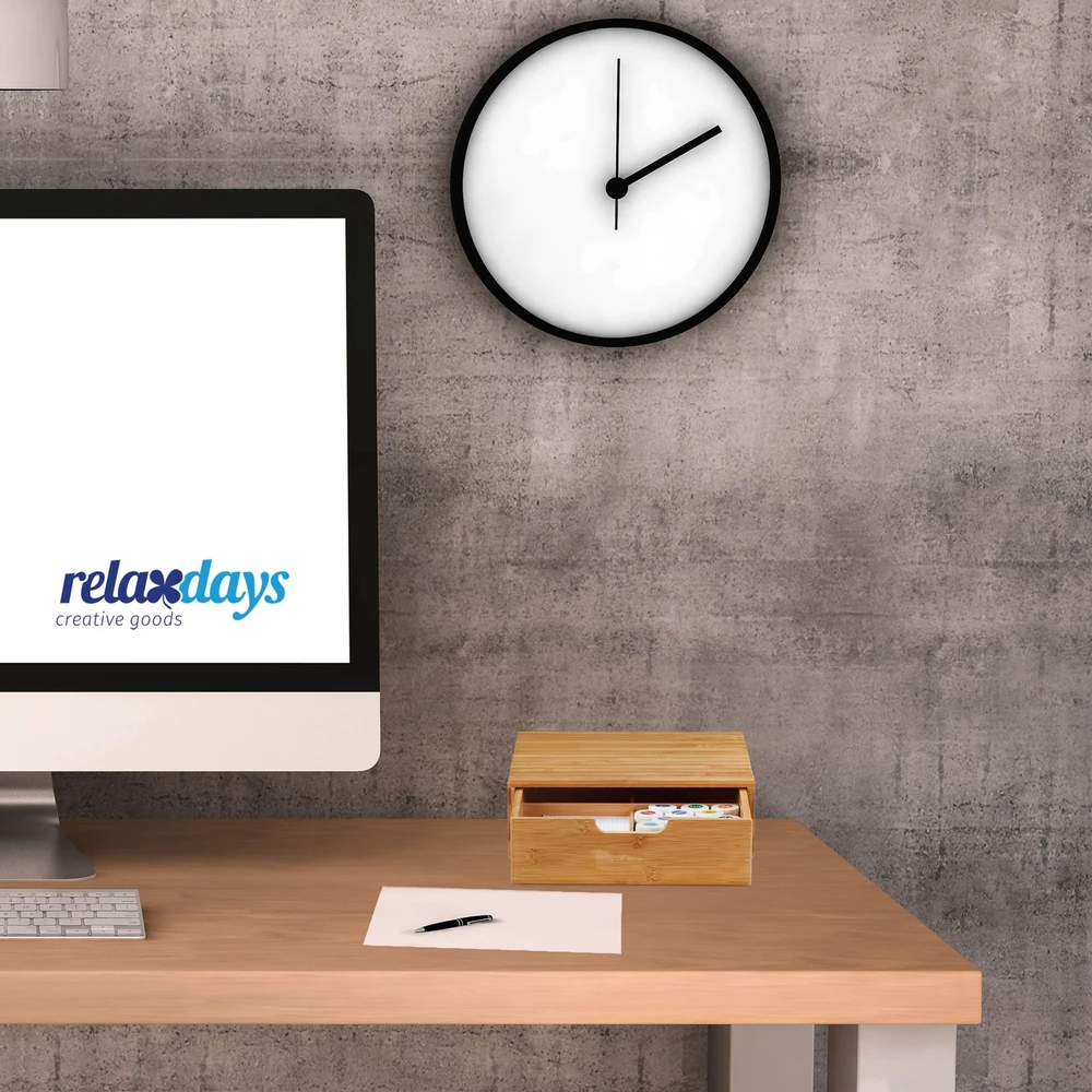 Relaxdays Bambukinė stalčių dėžė