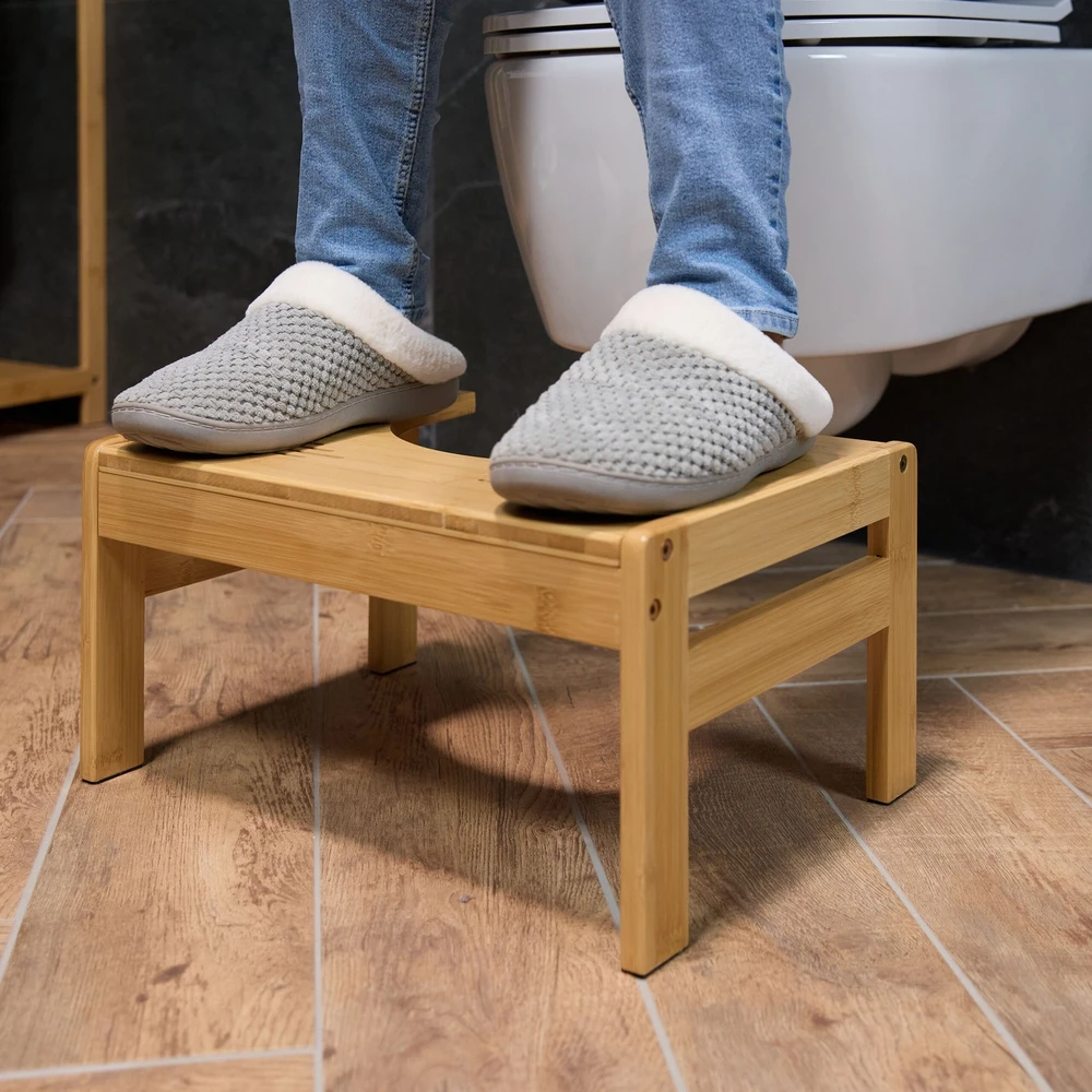 Relaxdays Bambukinė tualeto pakylėlė