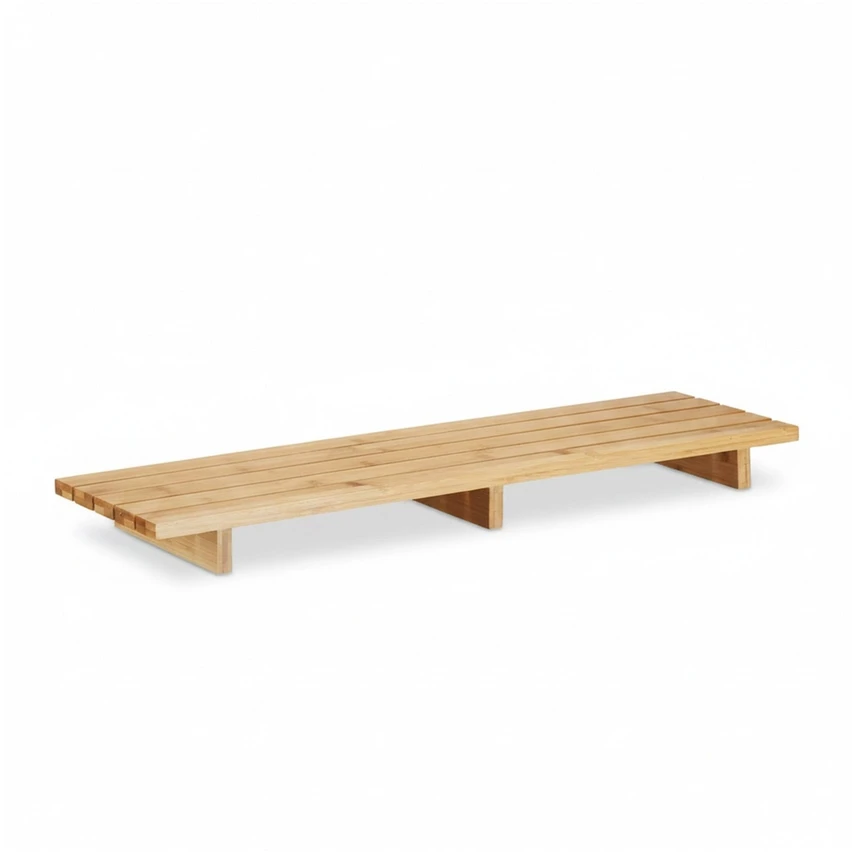 Relaxdays Bambukinė vonios lentynėlė 70 cm