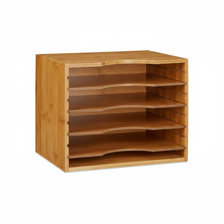 Relaxdays Bambukinis laiškų dėklas