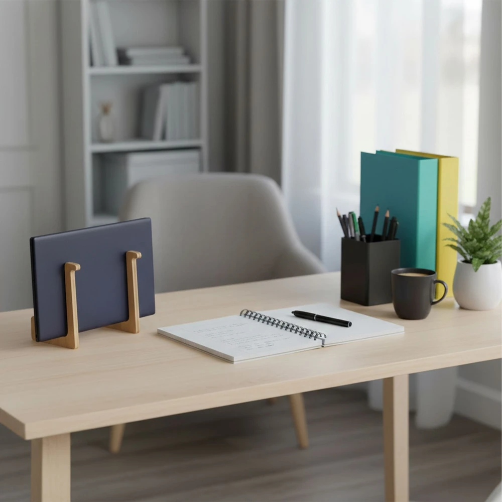 Relaxdays Bambukinis nešiojamojo kompiuterio stovas 10–15 colių