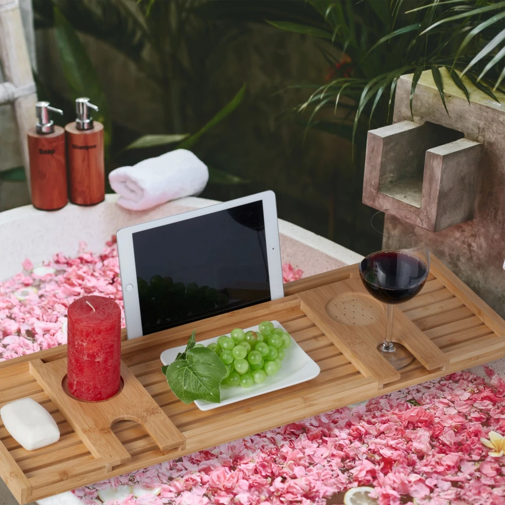 Relaxdays Bambukinis vonios padėklas