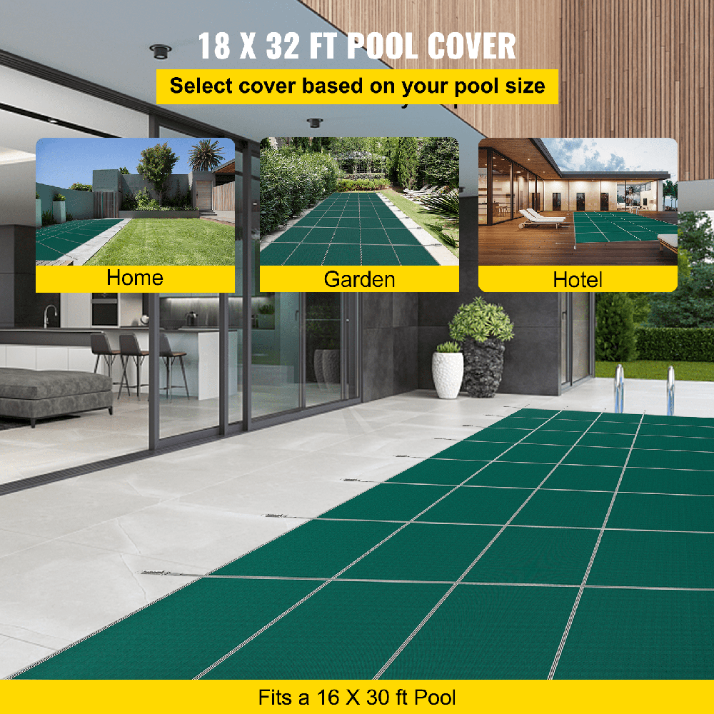 VEVOR Baseino dangtis 16x30 pėdų stačiakampiams baseinams