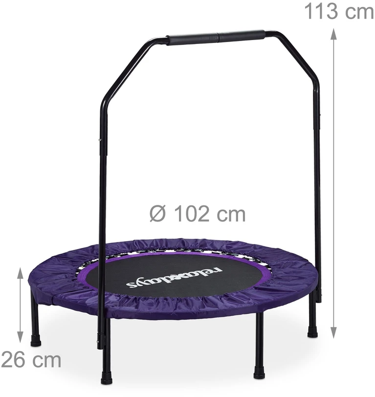 Relaxdays Batutas su saugos rankena Ø 102 cm