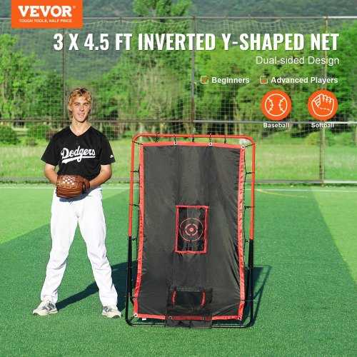 VEVOR Beisbolo ir softbolo atmušimo tinklas 91x137 cm