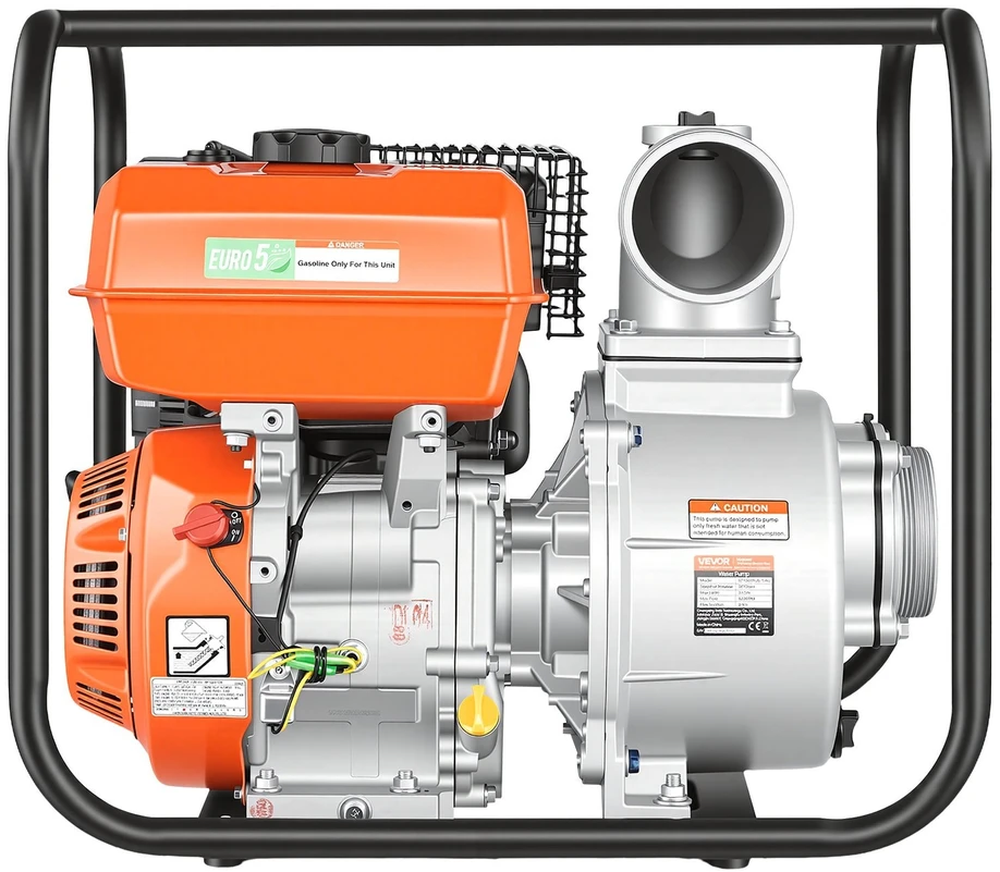 VEVOR Benzininis vandens siurblys 101.6 mm, 422 GPM