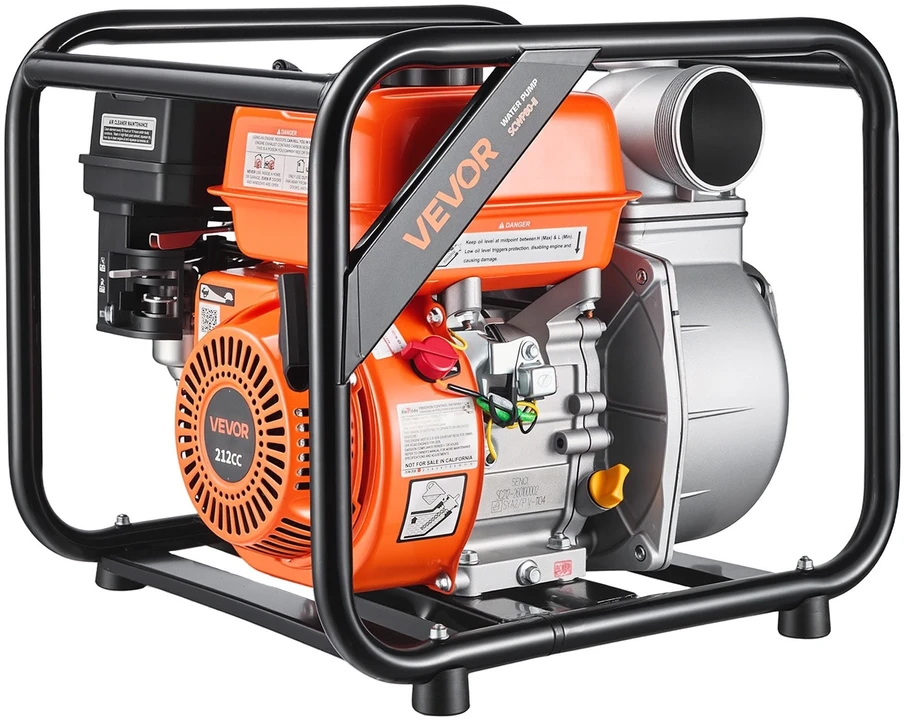 VEVOR Benzininis vandens siurblys 76,2 mm, 264 GPM 7 AG