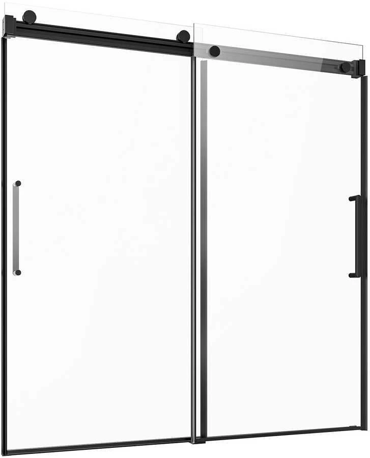 VEVOR Berėmis stumdomas vonios durys 142-152 cm x 152 cm