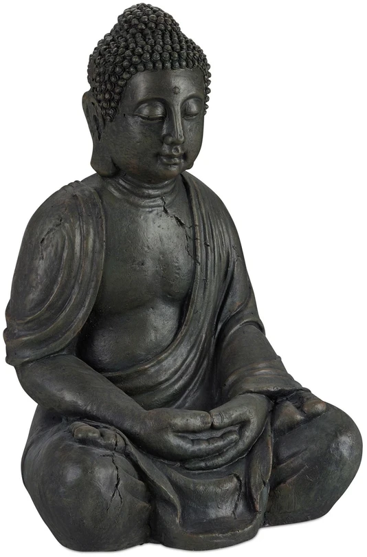 Relaxdays Budos figūrėlė iš keramikos 70 cm