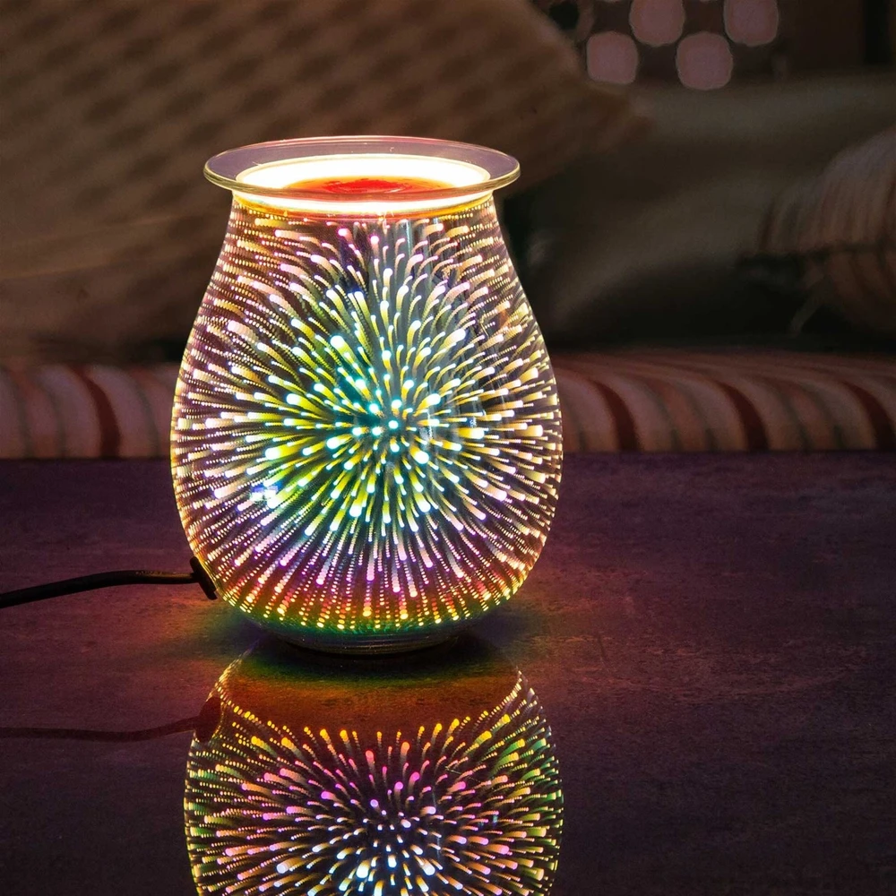 Candle Brothers elektrinė aromalempė, stiklinė, 16 x 21 cm