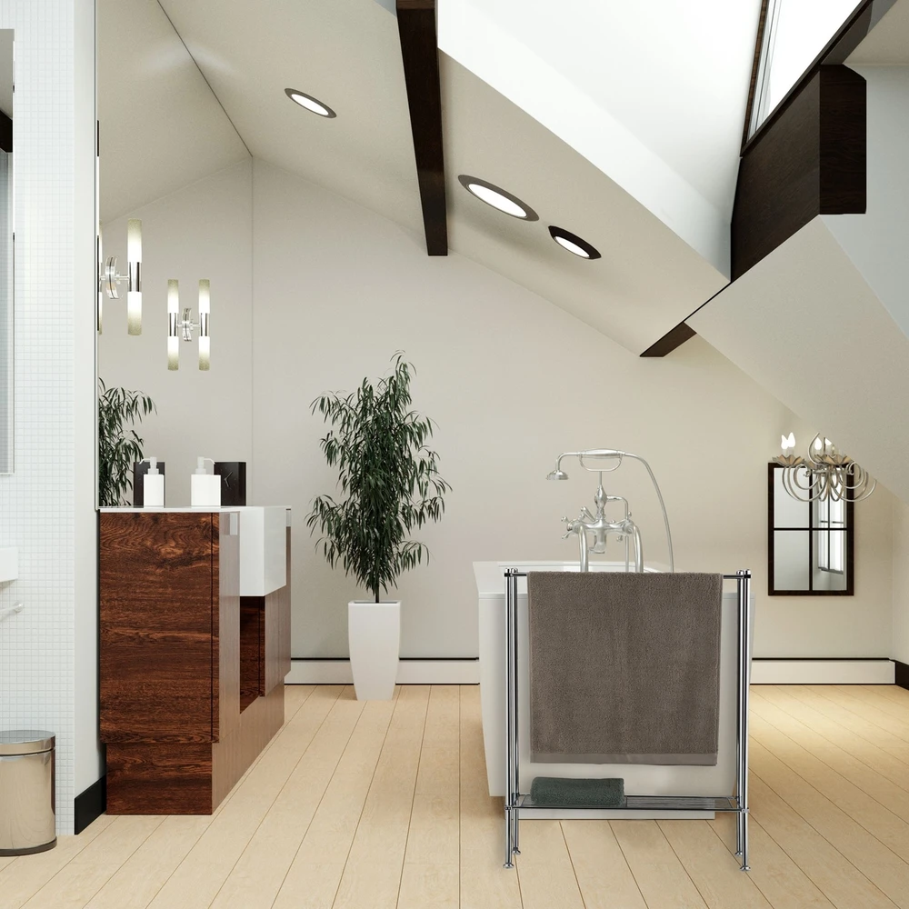 Relaxdays Chromuotas rankšluosčių stovas