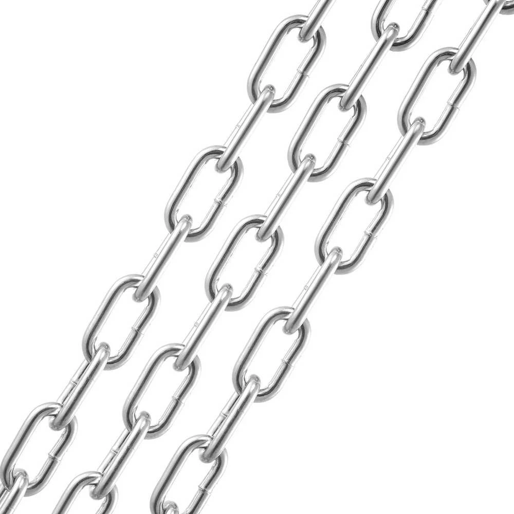 VEVOR Cinkuotos grandinės iš anglinio plieno 5mm 76.2m