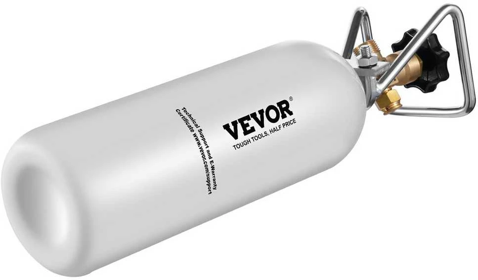 VEVOR CO2 balionas su DIN477 vožtuvu, 2kg