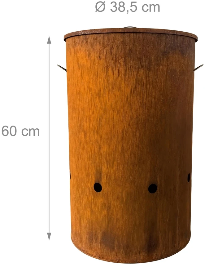 Relaxdays Corten plieno ugnies statinė