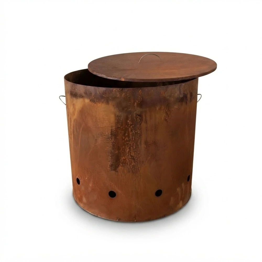 Relaxdays Corten plieno ugnies statinė