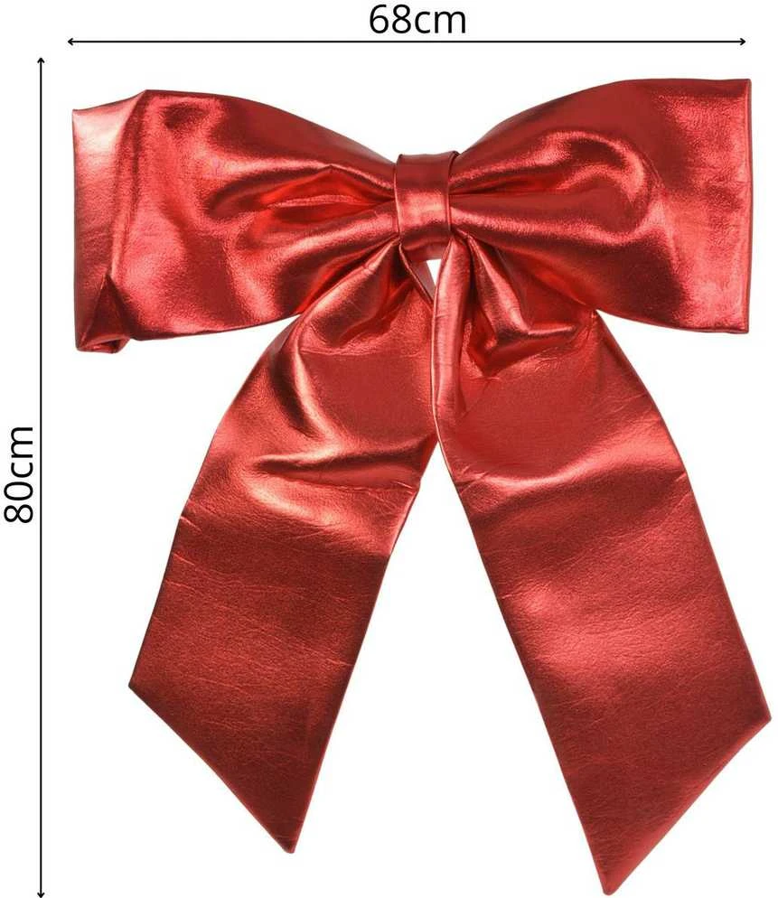 Christmas Decoration Dekoratyvinė Lankas XXL Raudona 68x80 cm