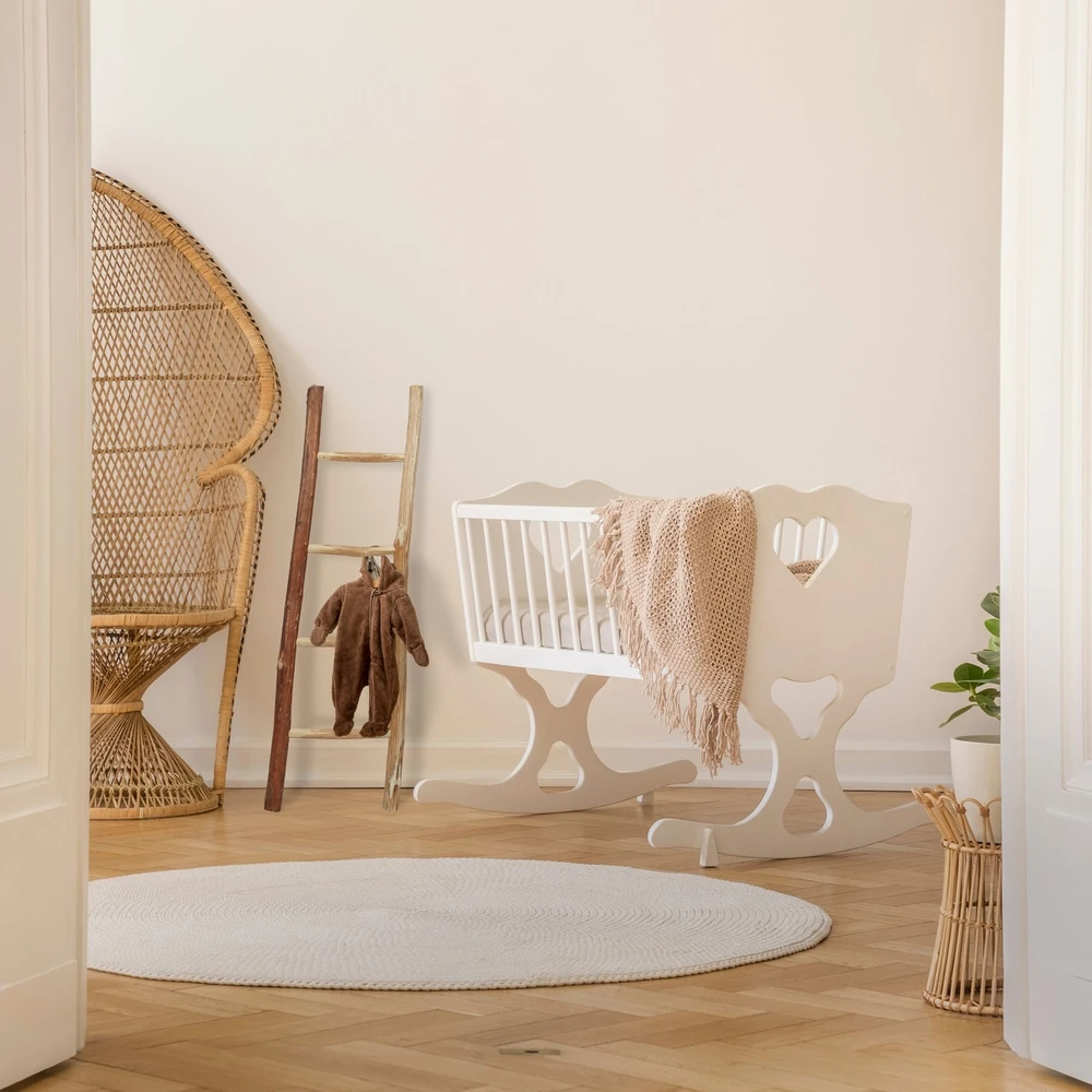 Relaxdays Dekoratyvinės kopėčios iš kaštonmedžio XL