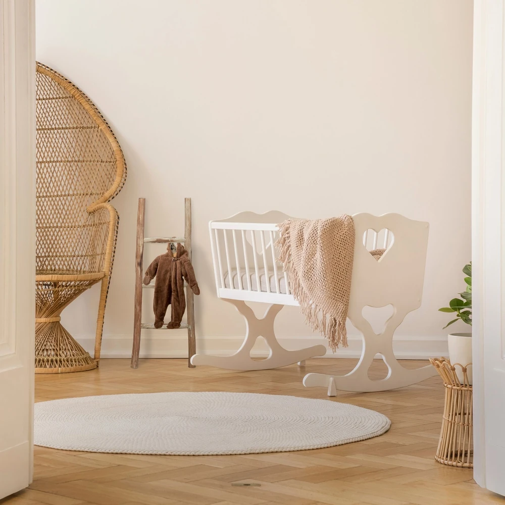 Relaxdays Dekoratyvinės kopėčios iš kaštono medienos L