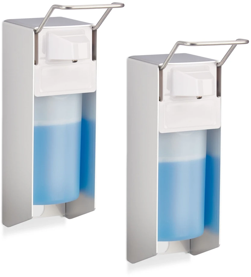 Relaxdays Dezinfekcinio skysčio ir muilo dozatorius 500 ml