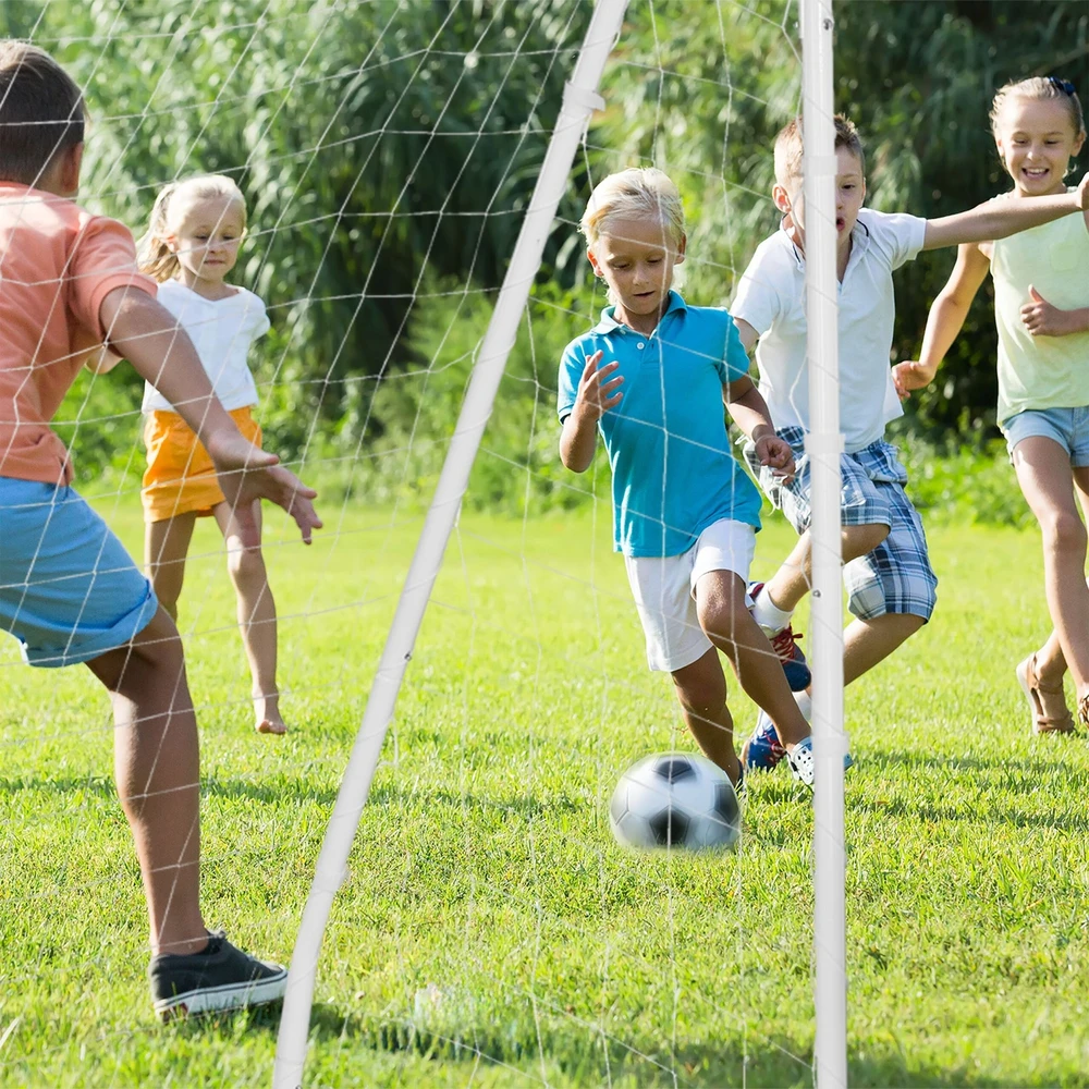 Relaxdays Dideli futbolo vartai su taikinių siena