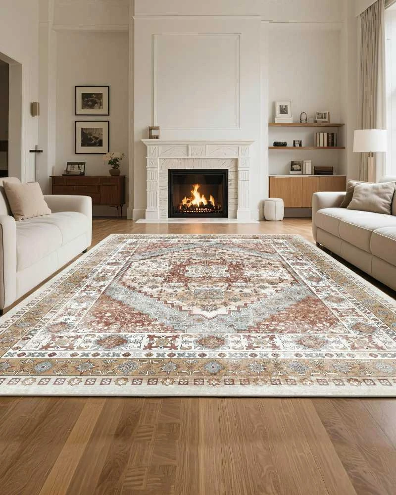 VEVOR Didelis kilimas 243 x 305 cm slydimą mažinantis