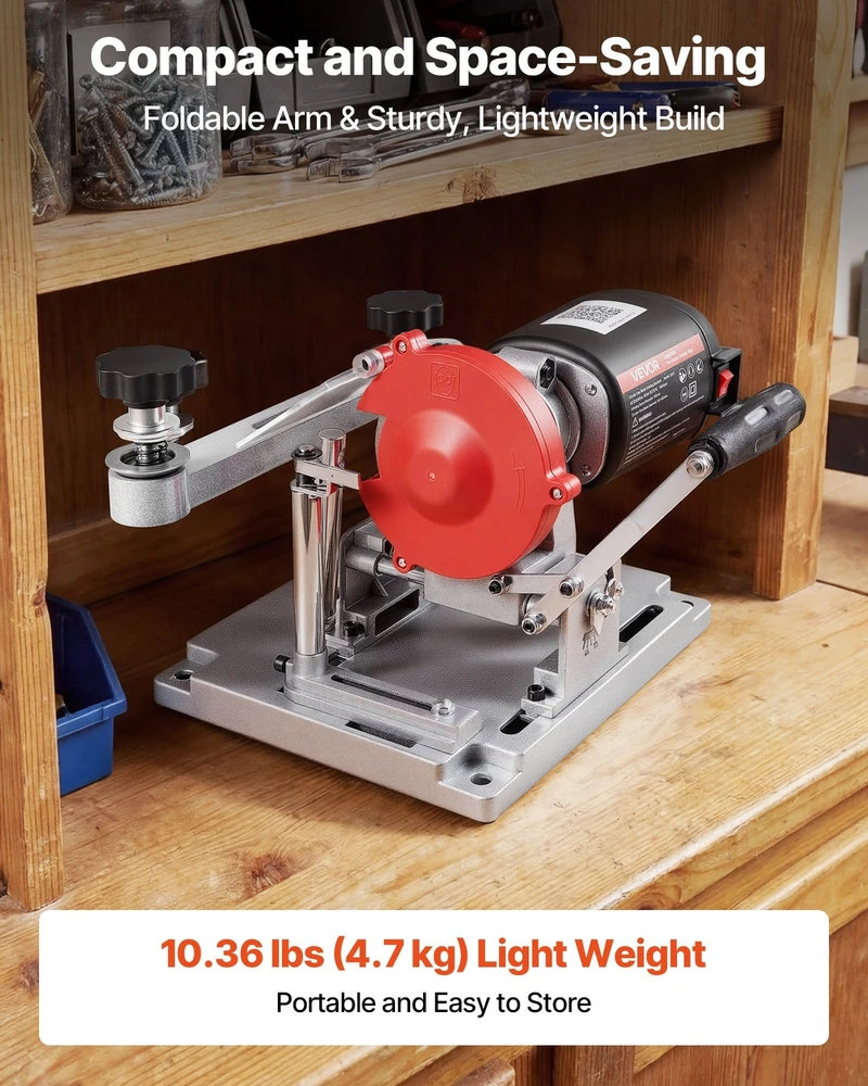 VEVOR Diskinio pjūklo ašmenų galąstuvas, 140W 5700RPM