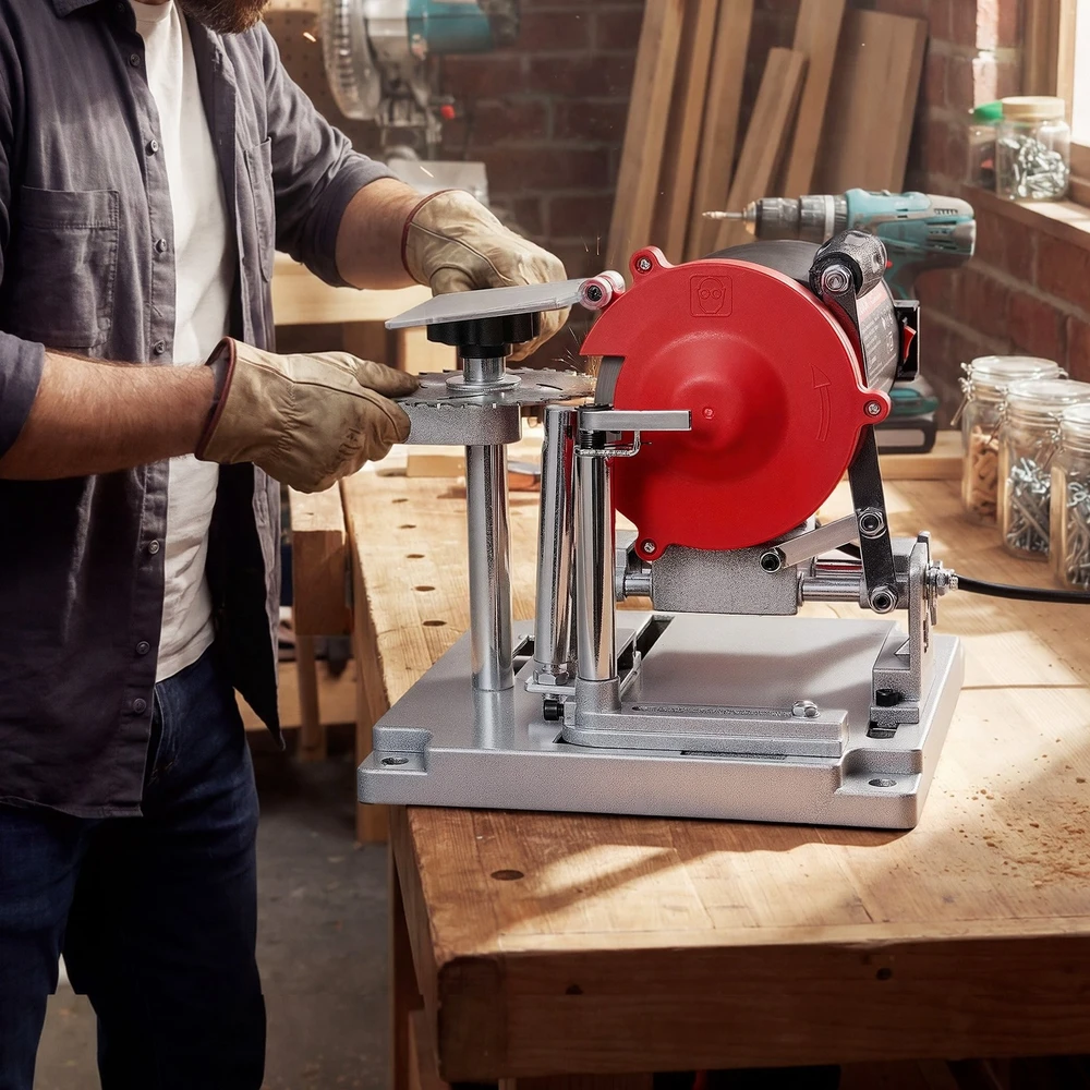 VEVOR Diskinio pjūklo ašmenų galąstuvas, 140W 5700RPM