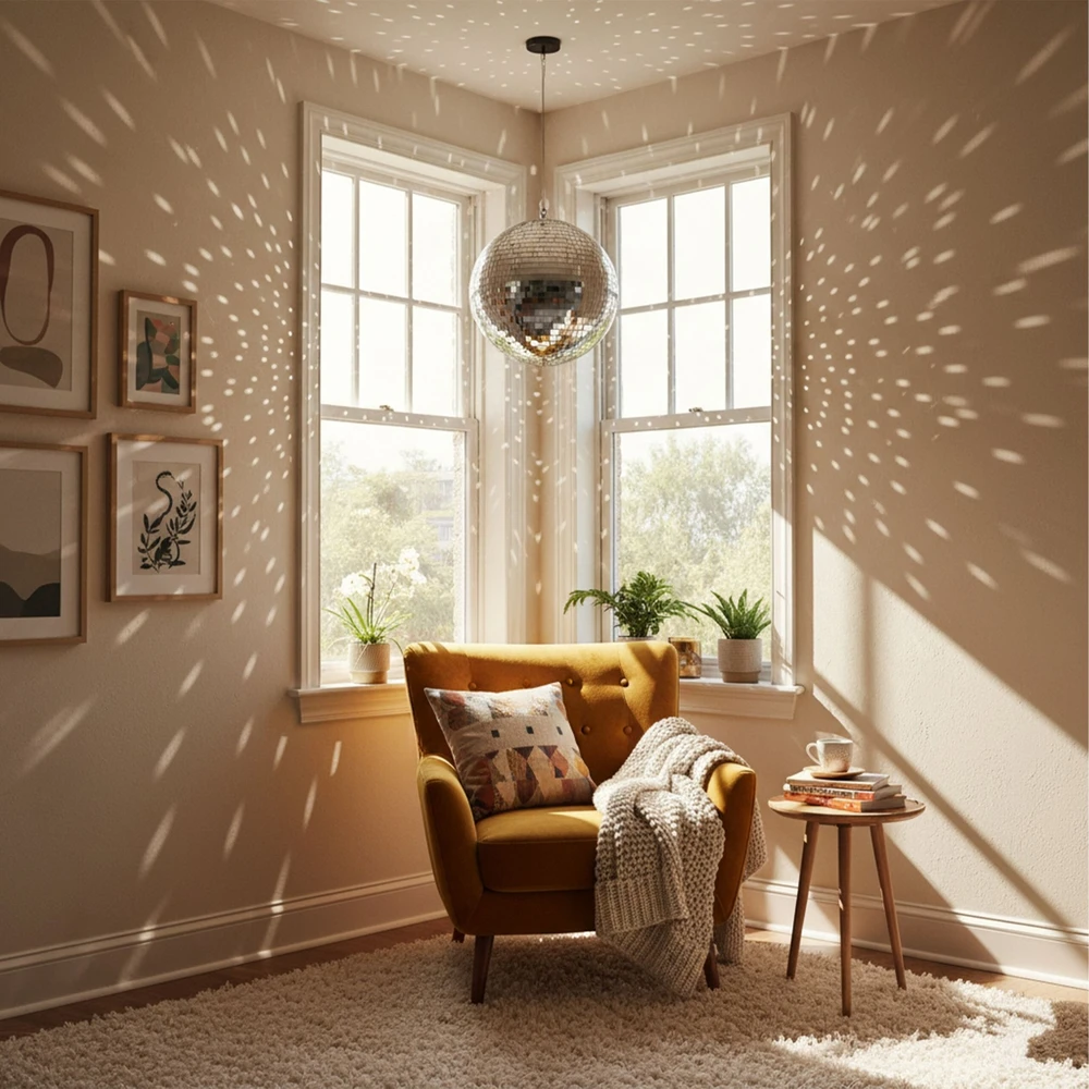Relaxdays Disko rutulys 50 cm