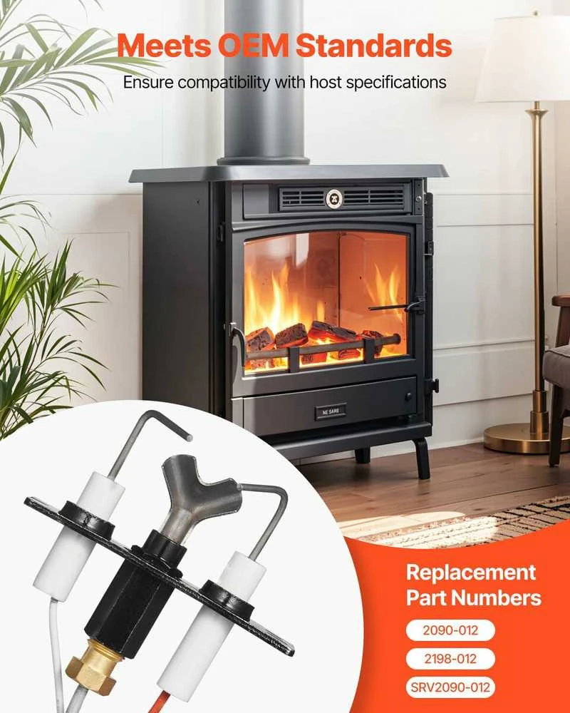 Vevor Dujų uždegimo mazgas Heatilator, Heat & Glo