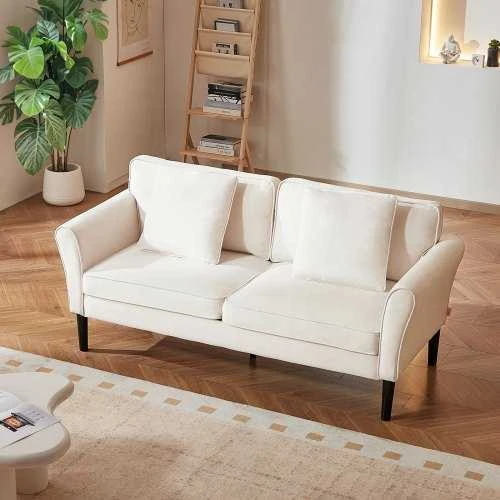 VEVOR Dviejų vietų sofa iš veliūro audinio