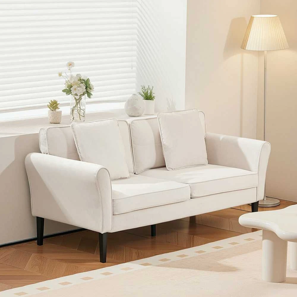VEVOR Dviejų vietų sofa iš veliūro audinio