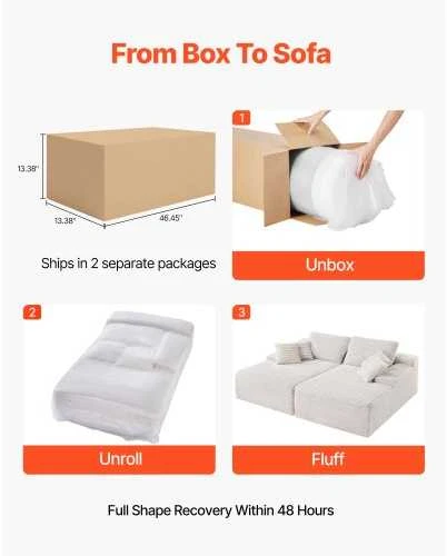 VEVOR Dviguba poilsio sofa iš velvetinio audinio