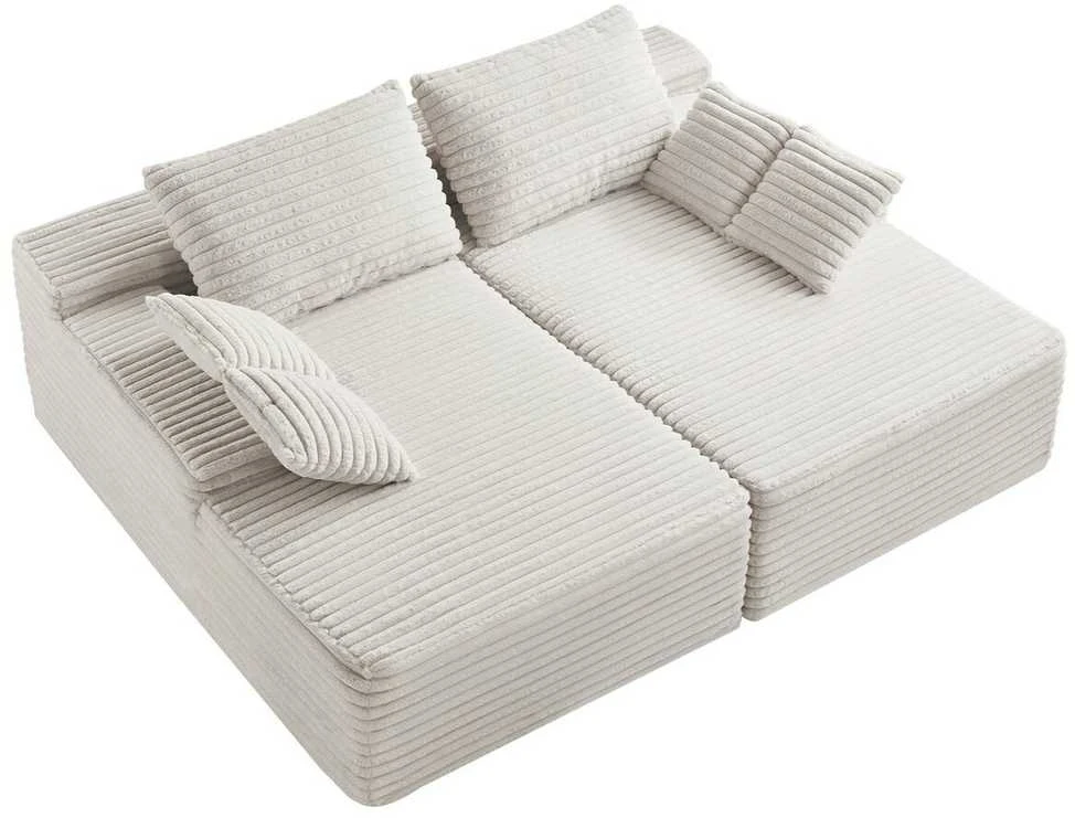 VEVOR Dviguba poilsio sofa iš velvetinio audinio