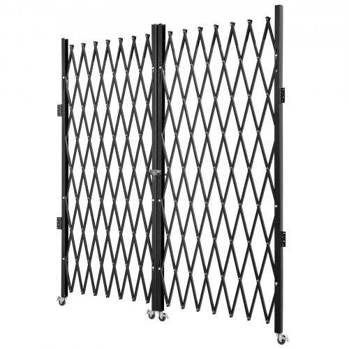 VEVOR Dvigubos sulankstomos saugos grotelės 155 x 310 cm